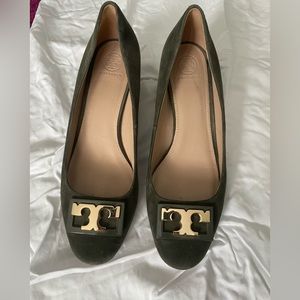Tory Burch suede heels